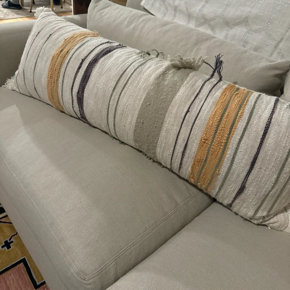 URBAN OUTFITTERS / Anthropologie~ XL Throw Lumbar  Pillow 14” x 40”